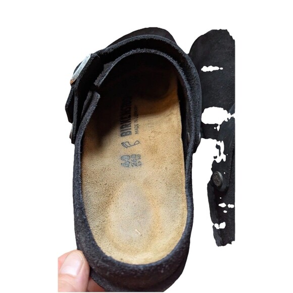 Birkenstock Lutry Premium Suede Black Size  40 - Picture 6 of 9